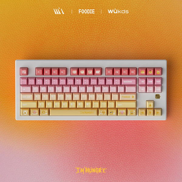 Set de Keycaps Wukds Snacks | PBT | ANSI | 172 Teclas